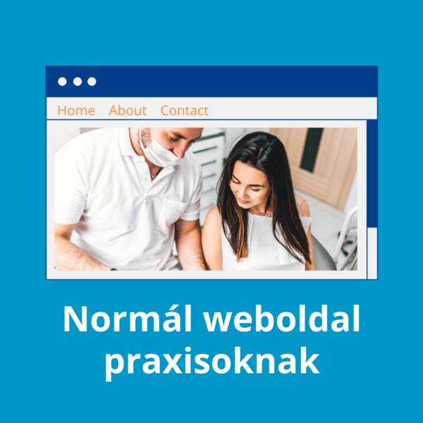 Weboldal orvosoknak, praxisoknak