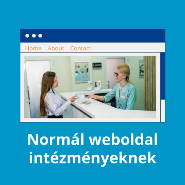 Weboldal egészségügyi intézményeknek
